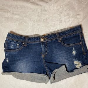 Forever 21 Jean ripped denim shorts